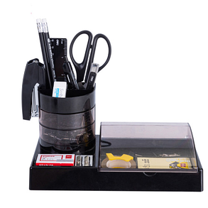 Настольный набор DELI "E38254", 16 предметов, черный, фото 2