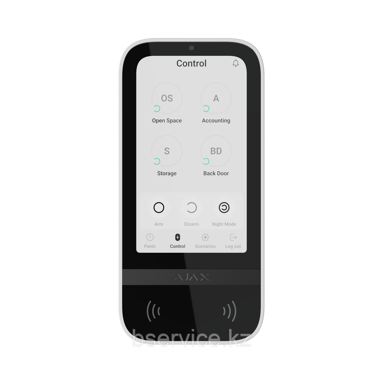 Ajax KeyPad TouchScreen – беспроводная клавиатура с сенсорным экраном, фото 1