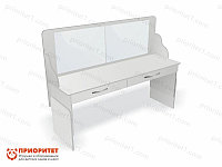 Стол логопеда с зеркалом и выдвижными ящиками «Лого-Плюс»