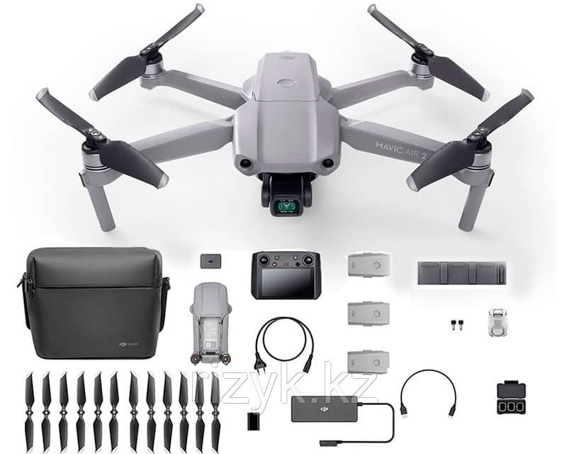 Дрон DJI Mavic Air 2 Fly More Combo серебристый, фото 1