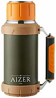 Классический термос AIZER LUX 72H 2 л оранжевый