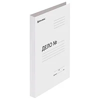 Скоросшиватель картонный мелованный BRAUBERG, 280 г/м2, до 200 листов, 110923