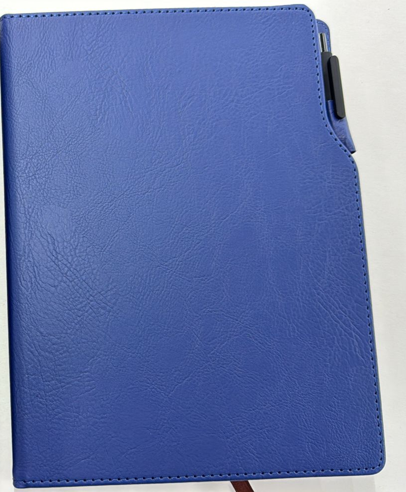 БЛОКНОТ А5 С РУЧКОЙ, синий