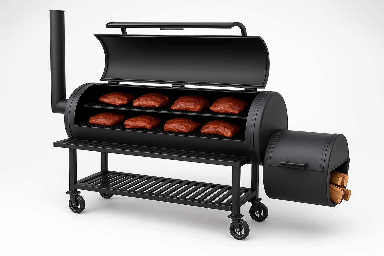 Смокер-гриль BBQ 1500 (Reverse Flow), фото 1