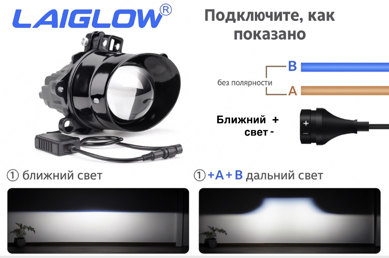 ПТФ линзы Laiglow для Lexus LX III (J200) 2007-2015, фото 1