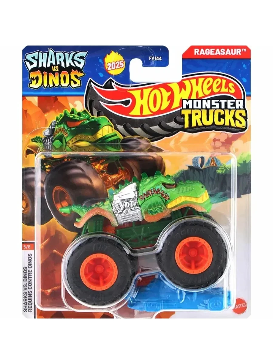 Машинка Хот Вил Монстр Трак Rageasaur, фото 1