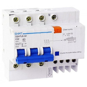 Дифференциальный автоматический выключатель Chint 32А 4Р