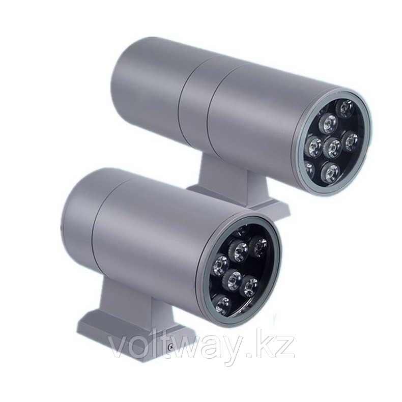 Фасадный светильник 1х12 вт, черный/серый, (3000К, 4000K, 6500K), фото 1