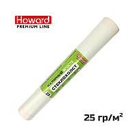 Стеклохолст малярный под шпатлевку для стен Howard ВГОСТЕ 25гр/м2, рулон 50 м2