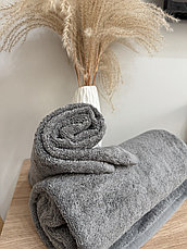 Полотенце серое банное  70*140, плотность 550. Узбекистан, фото 2