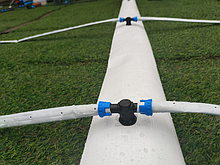 Лейфлет с отверстиями для фитингов кап полива