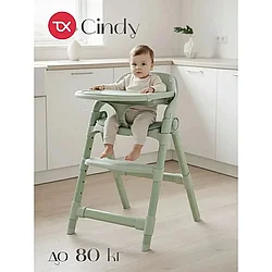 Стульчик для кормления Tomix Cindy, зеленый
