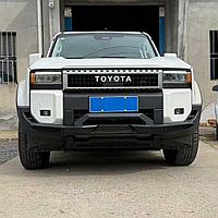Силовой передний бампер на Toyota Land Cruiser Prado 250 LC250 крузер крузак защита картера стальной бампер