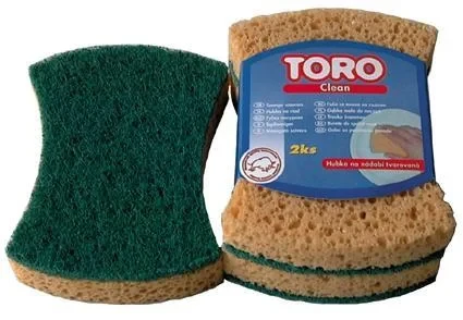 Губка для посуды антибактериальная Toro Clean 2шт 600057, фото 1