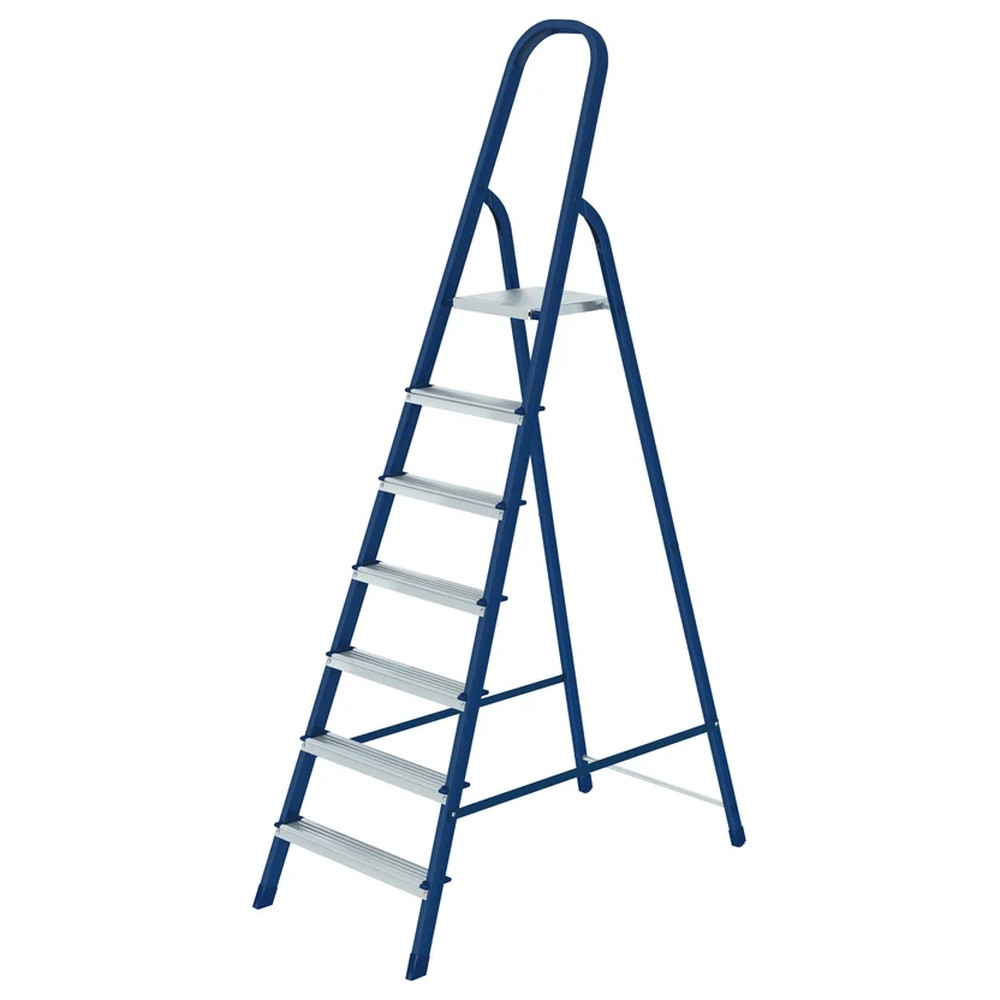 Стремянка стальная СИБРТЕХ 7 ступеней 97847, фото 1