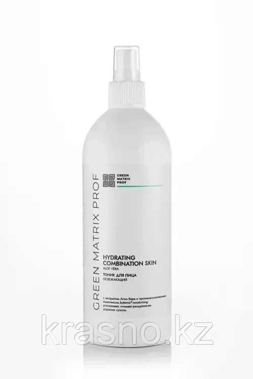 Тоник для лица Освежающий с экстрактом Алоэ Вера 500мл Green Matrix Prof, фото 1