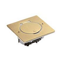 Legrand 089710 2 модульге арналған су өткізбейтін кіріктірілген розетка люгі Қола