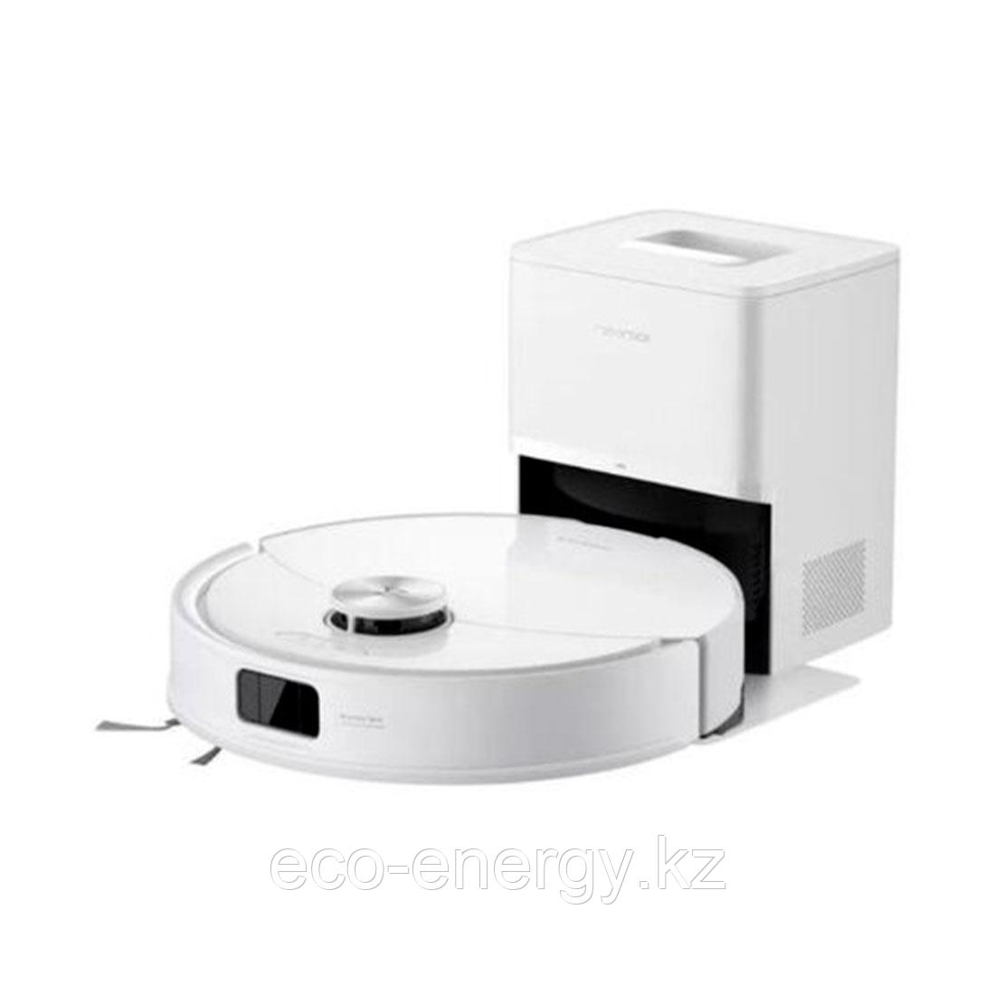 Roborock S8 Pro+ роботты шаңсорғыш зарядтағышпен және қоқысты автоматты түрде тиеумен Ақ