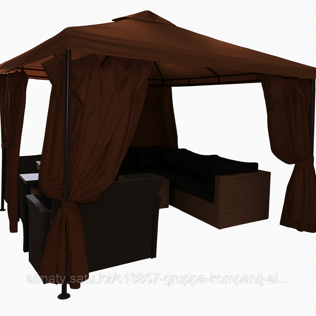 Шатер 4*4м коричневый, фото 1