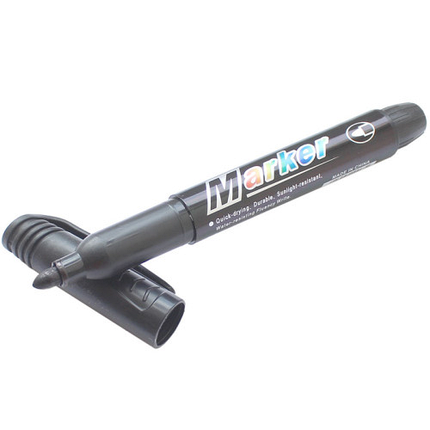 Маркер перманентный BASY "FL-6011" 1-3 мм, черный, фото 1