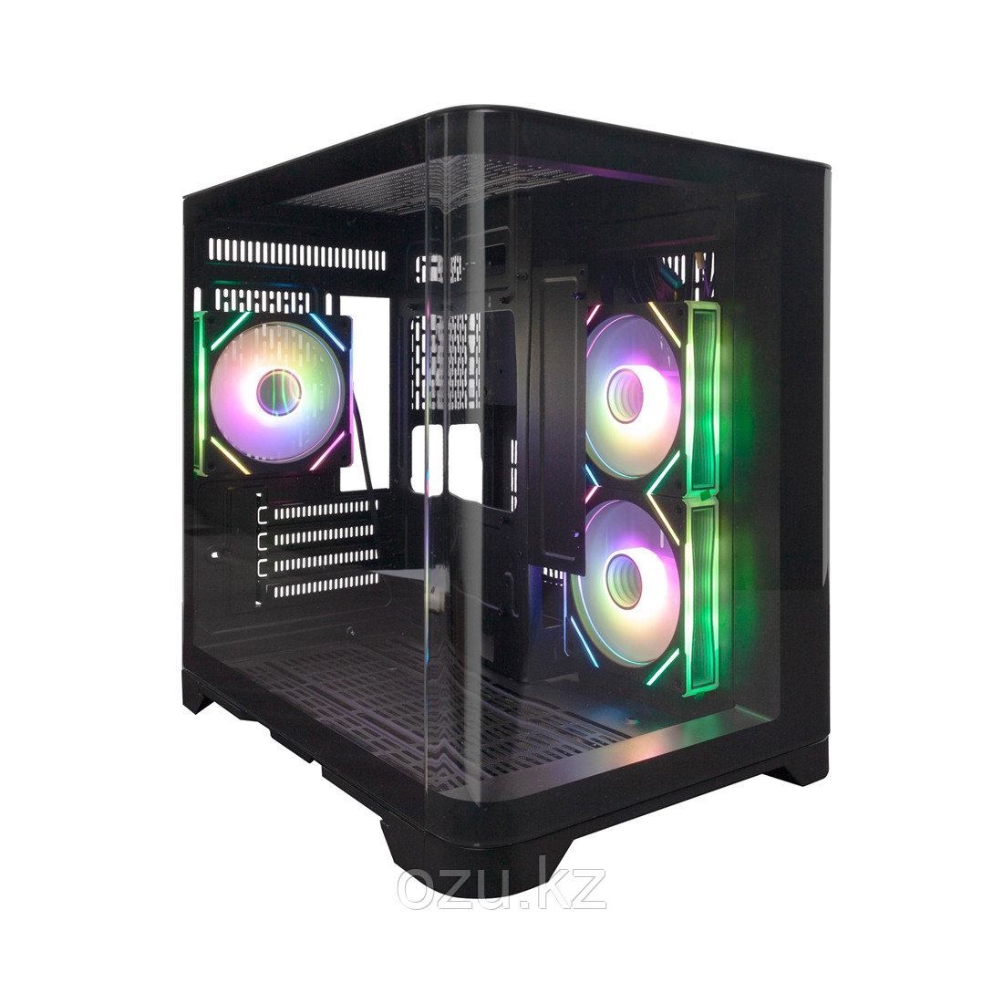 Компьютерный корпус 1STPLAYER UV5 BLACK без Б/П, фото 1