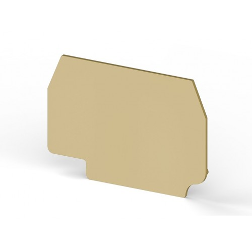 Концевой сегмент на клеммники AVK 4R-A (бежевый); NPP / AVK 4R-A, фото 1