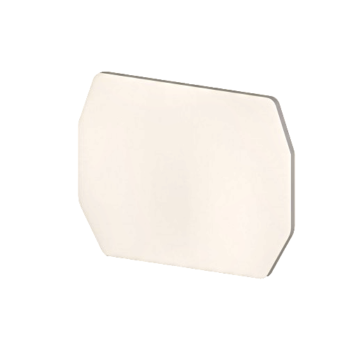 Концевой сегмент на клеммники CPB 6B, (белый); NPP / CPB 6B, фото 1