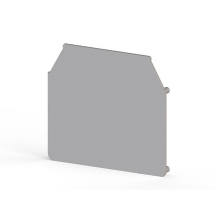 Концевой сегмент на клеммники AVK 25RD, (серый); NPP 25RD, фото 1