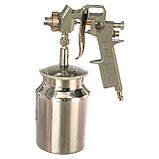 Краскопульт пневматический MATRIX с нижним бачком 1л 57316, фото 2