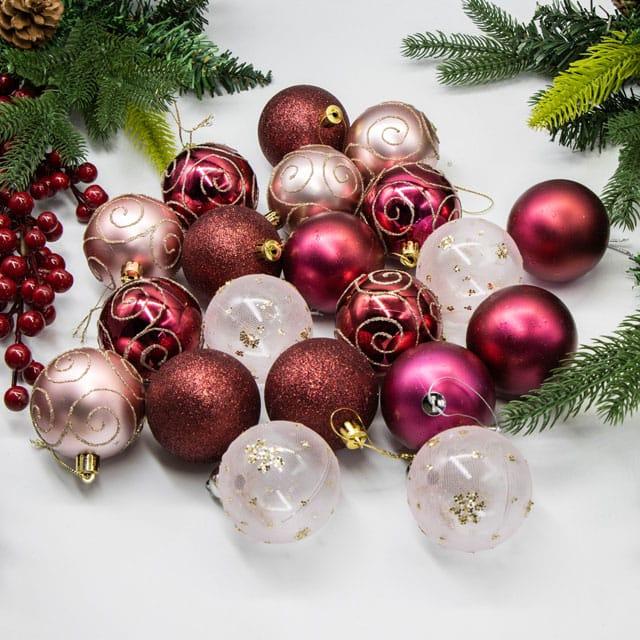 Набор елочных шаров Star 6см/20шт