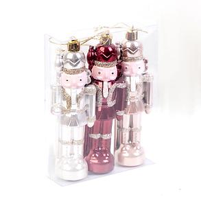 Набор елочных игрушек Hoffman 14х4см 3шт, фото 3