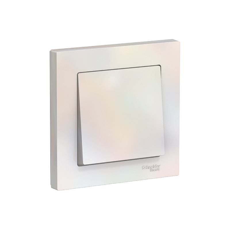 G384 Выкл 1 кл 10А с/у "ATLAS" жемчуг ATN412 (10)