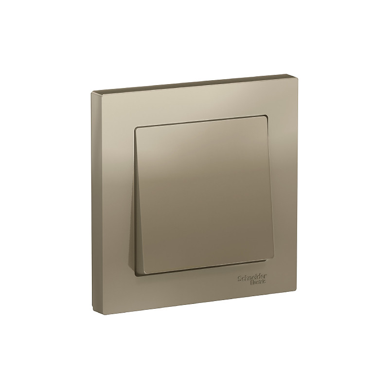 K024 Выкл 1 кл 10А с/у "ATLAS" ШАМПАНЬ ATN512 (10)