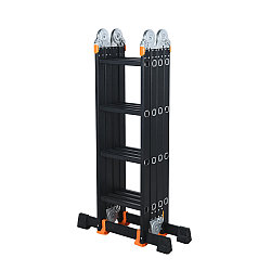 Лестница-трансформер алюминиевая KMP404A  4х4, 4,66 м