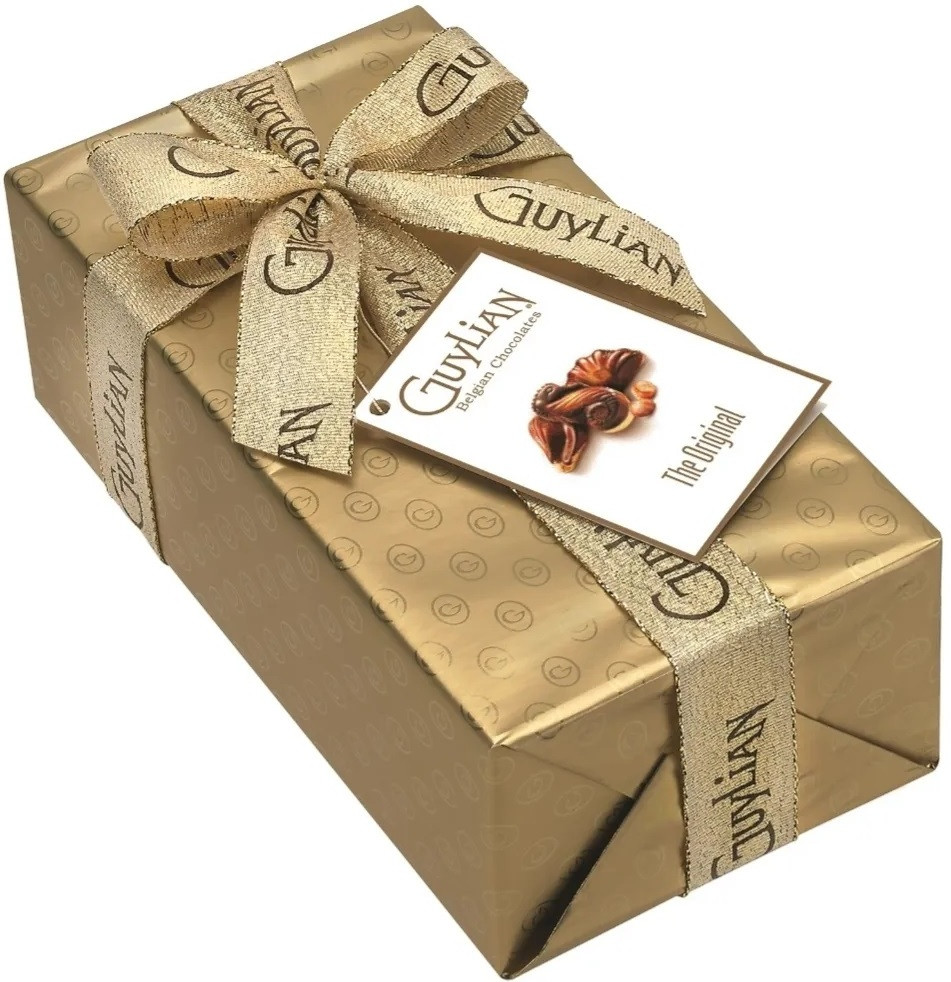 Шоколадные конфеты Ракушки с бантом 250 гр / Guylian