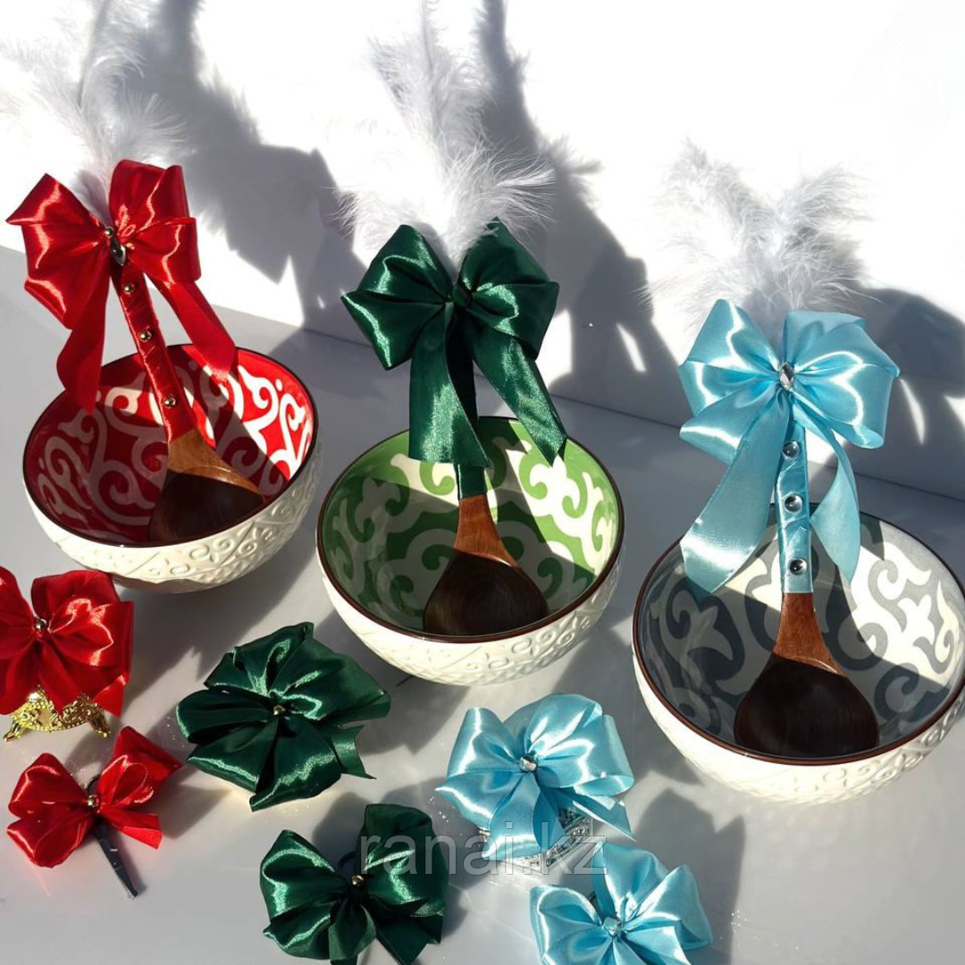 Набор чашка с казахским орнаментом