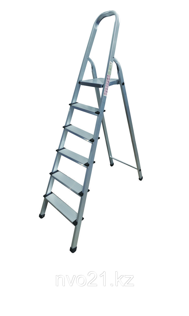 Стремянка алюминиевая КМН0106, 1х6, фото 1