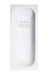 Ванна стальная 2,3мм Donna Vanna 150*70*40 (белая орхидея) без ранта с опорной подставкой
