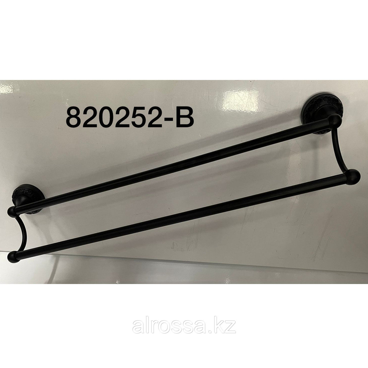 Вешалка для полотенца, одинарная, черная 820252-B, фото 1