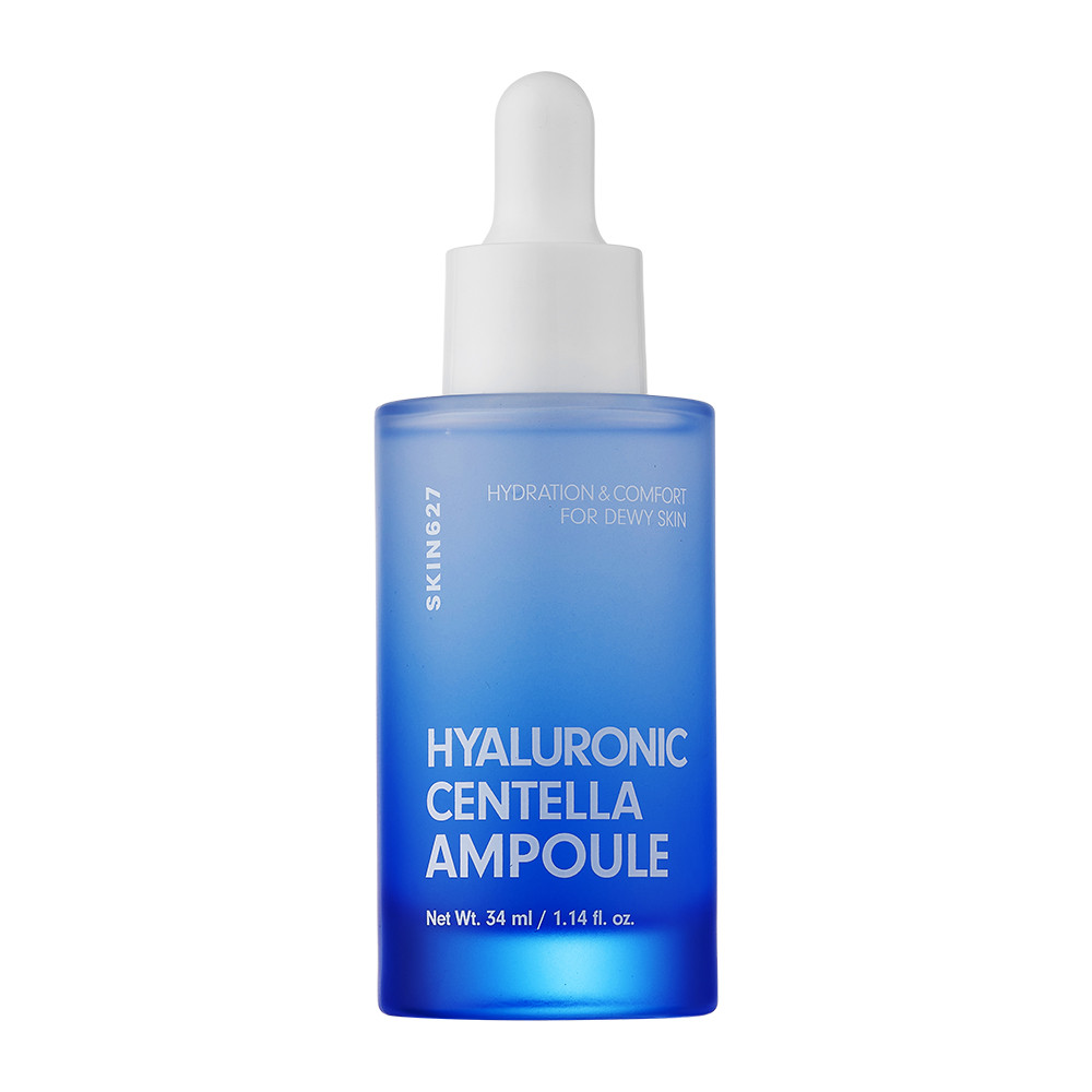 Сыворотка для лица ампульная SKIN627 HYALURONIC CENTELLA AMPOULE Гиалурон и Центелла 34 мл, фото 1
