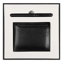 Набор Solution Superior Duo кошелек и роллер, чёрный