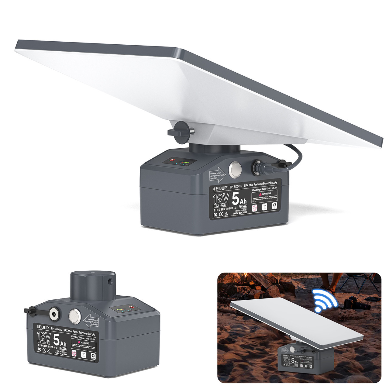 — 19 В/5 А·ч (95 Вт·ч) + зарядное устройство 25,2 В/3 А, фото 1