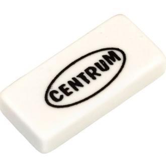 Стирательная резинка 30x14x6мм, синтетический каучук, белый, Centrum, фото 1