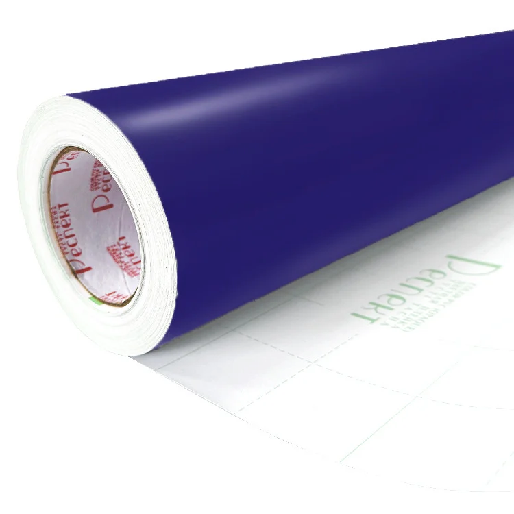 Самоклеющаяся цветная пленка 1,22mx40m M3163 кобальтовый синий матовый, фото 1
