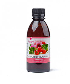 Сироп «Сироп шиповника с эхинацеей и листьями малины»