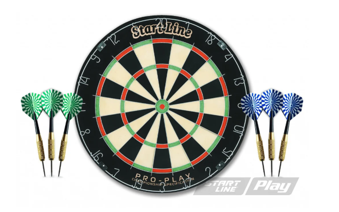 Комплект для игры в дартс StartLine Play PRO-Play BL-1818B
