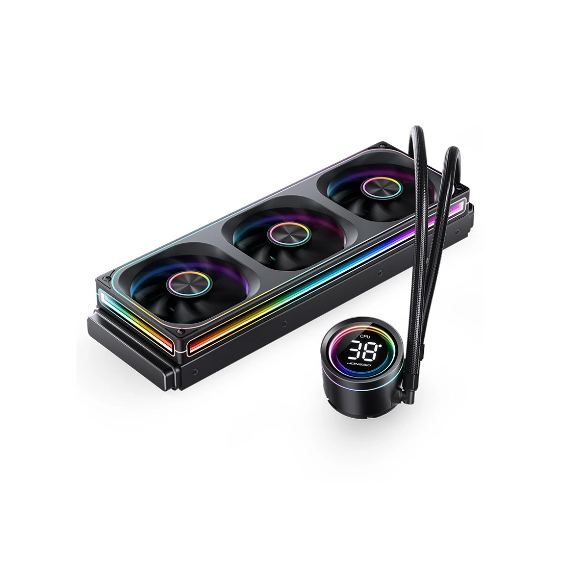 Кулер с водяным охлаждением Jonsbo TH-360 Black 2-034040