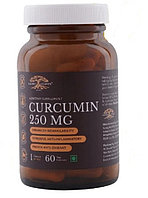 Куркумин с пиперином для суставов и иммунитета, 250 мг, Curcumin, Sacred Leaves, 60 кап