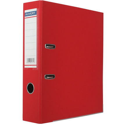 Папка-регистратор KUVERT А4, ширина корешка 72 мм, красная, фото 1