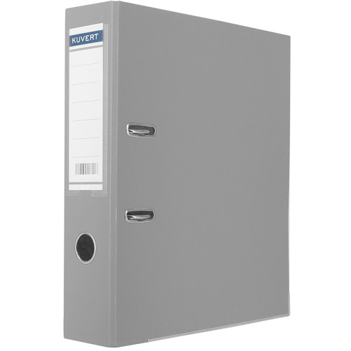 Папка-регистратор KUVERT А4, ширина корешка 72 мм, серая